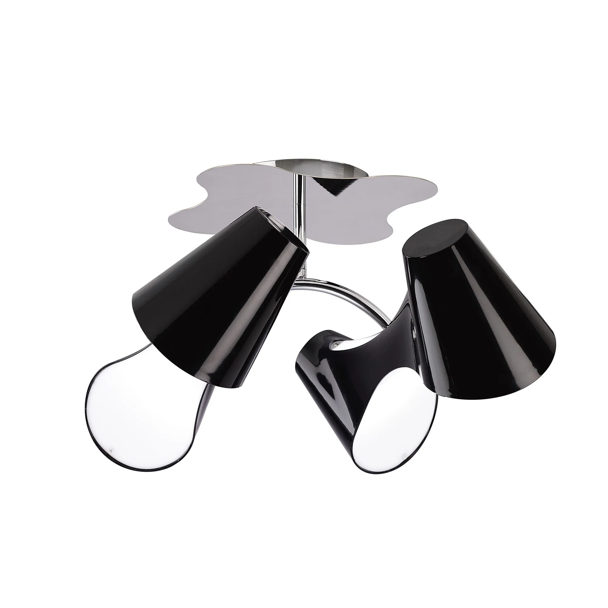 Ora Gloss Black Ceiling Lights Mantra Semi Flush Fittings Ora Gloss Black Ceiling Lights Mantra Semi Flush Fittings